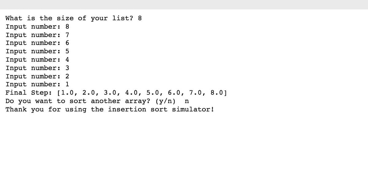 Insertion Sort