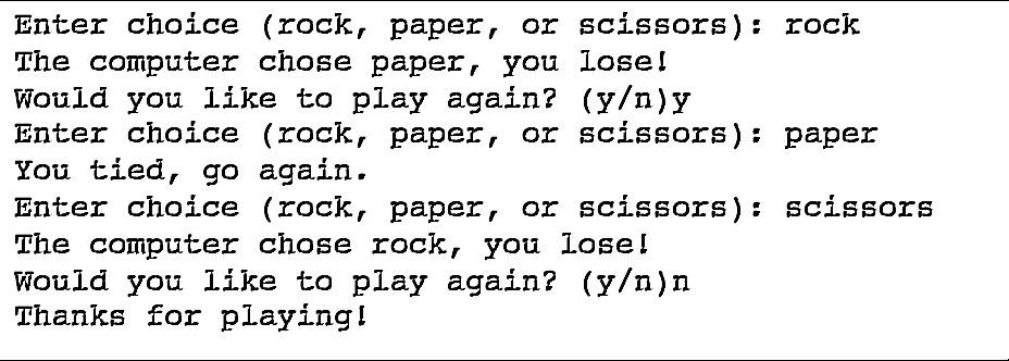 Rock, Paper, Scissors Game