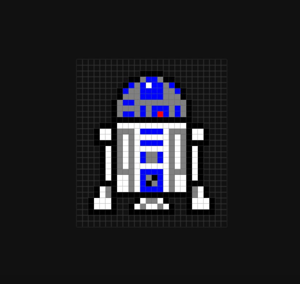 R2-D2 made with some simple codeing