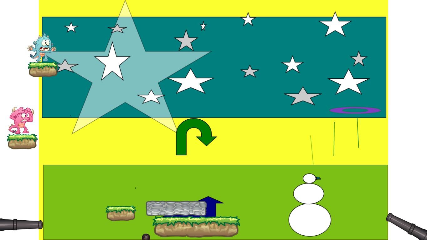 2 Player Cannon Game