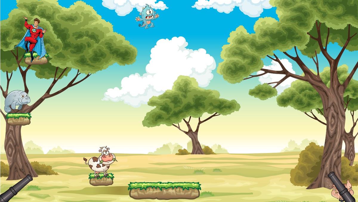 2 Player Cannon Game