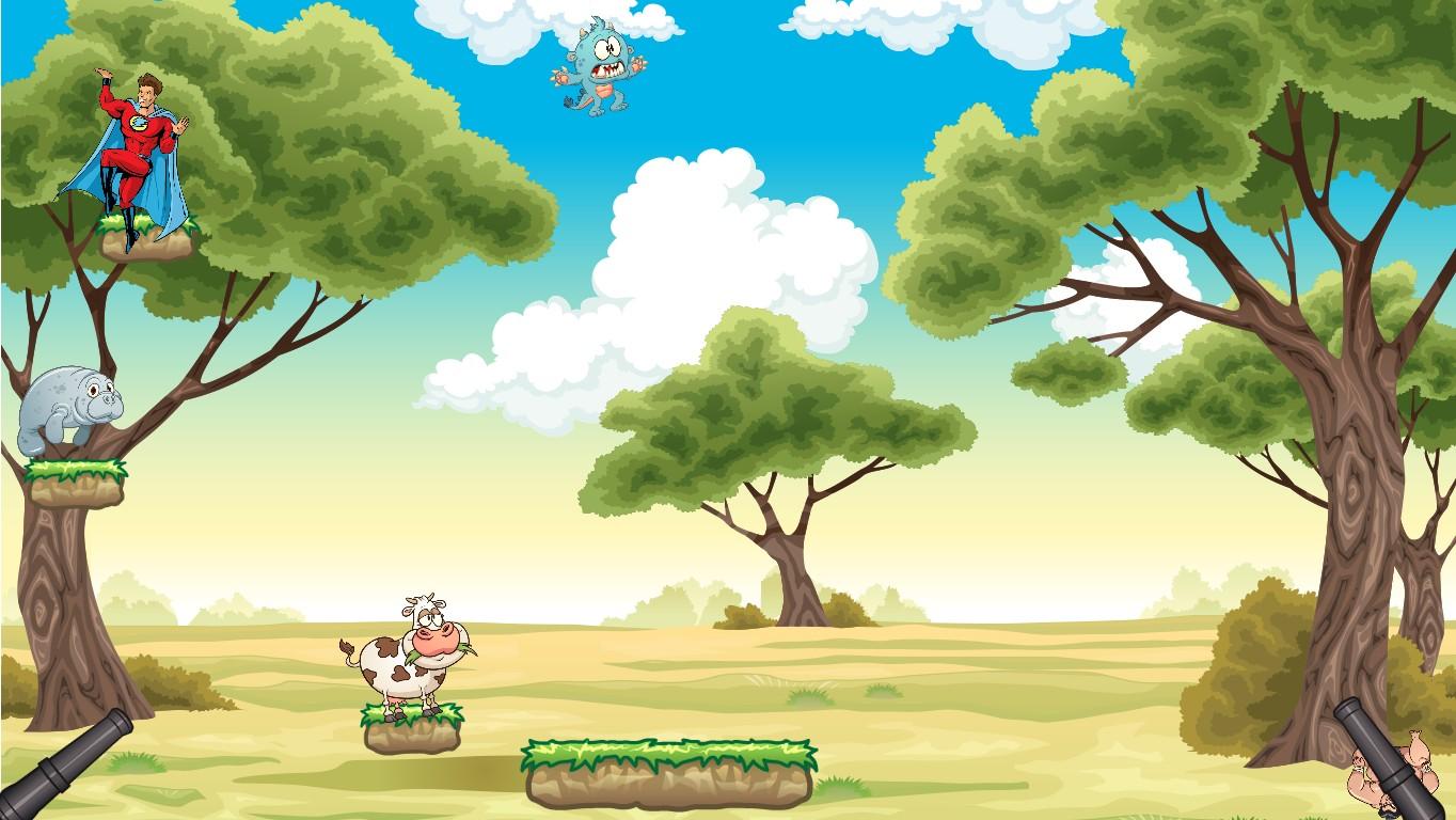 2 Player Cannon Game