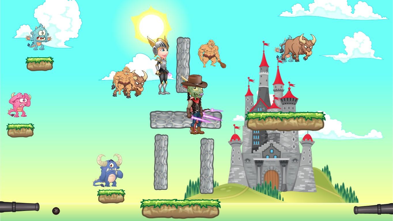 2 Player Cannon Game