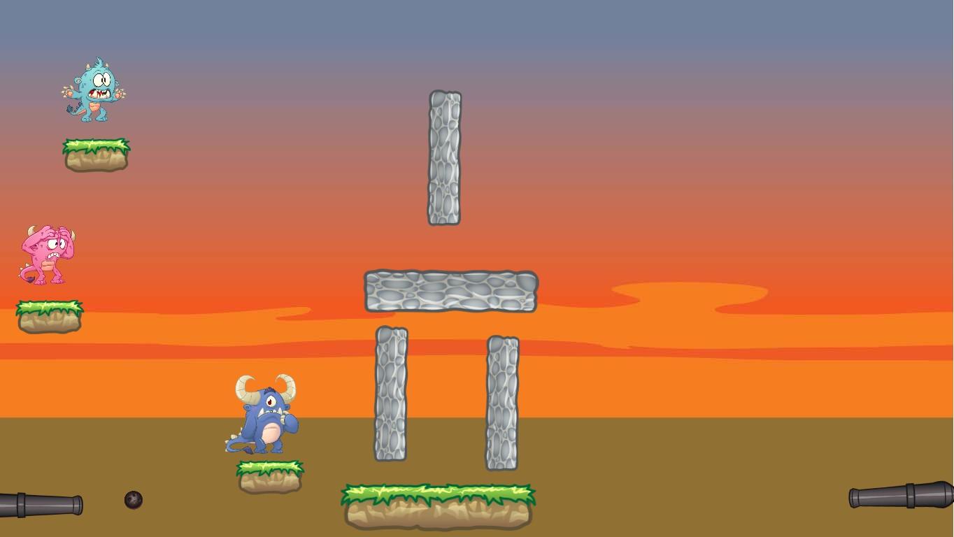 2 Player Cannon Game