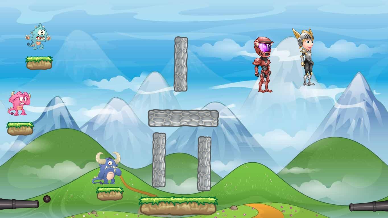 2 Player Cannon Game