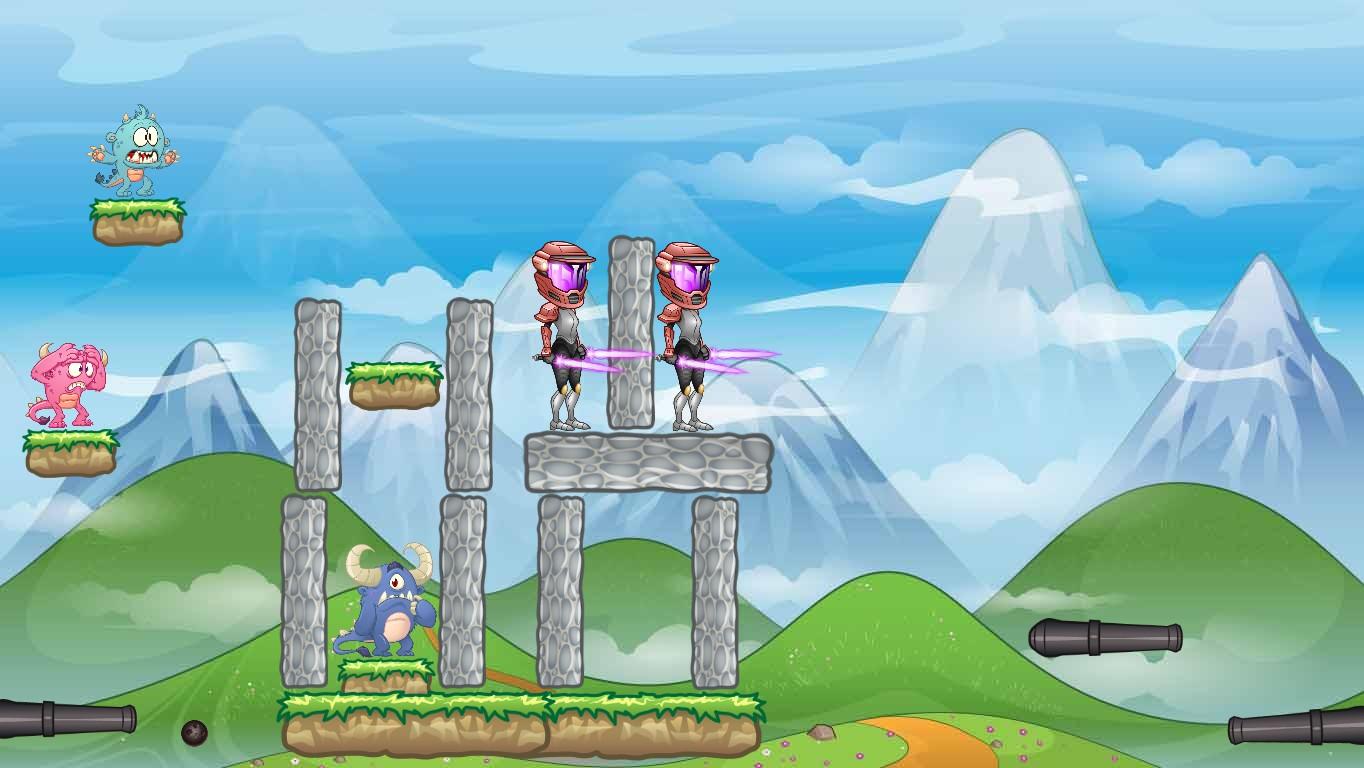2 Player Cannon Game