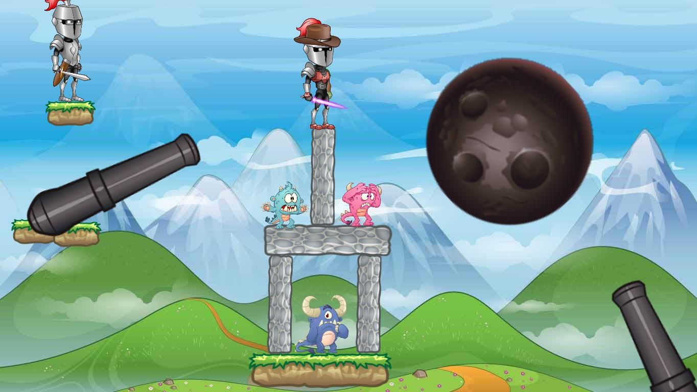 2 Player Cannon Game