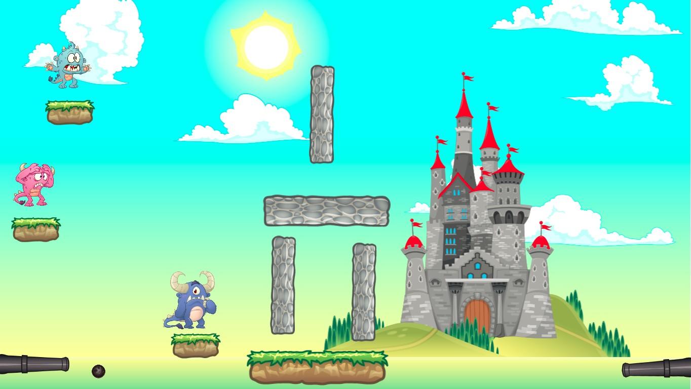 2 Player Cannon Game
