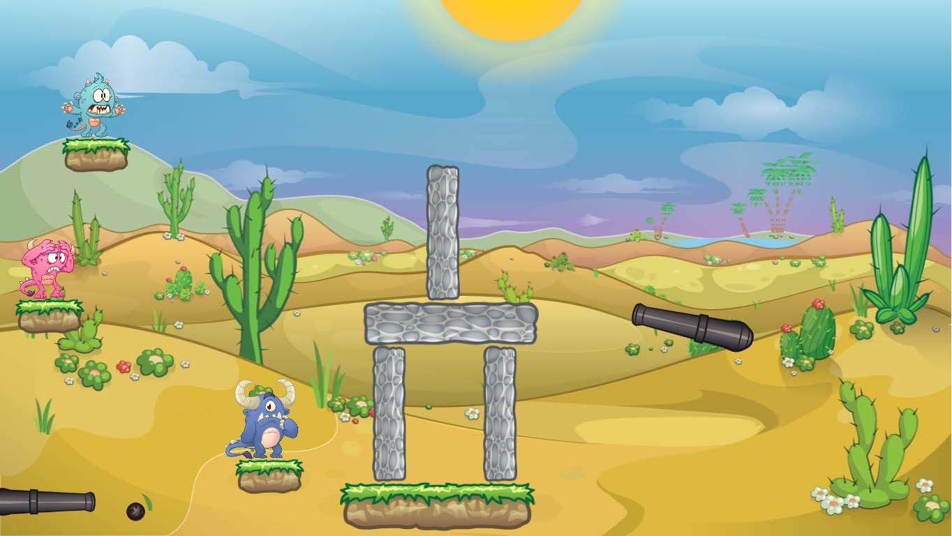 2 Player Cannon Game