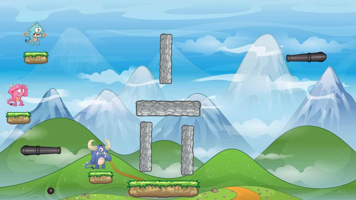 2 Player Cannon Game
