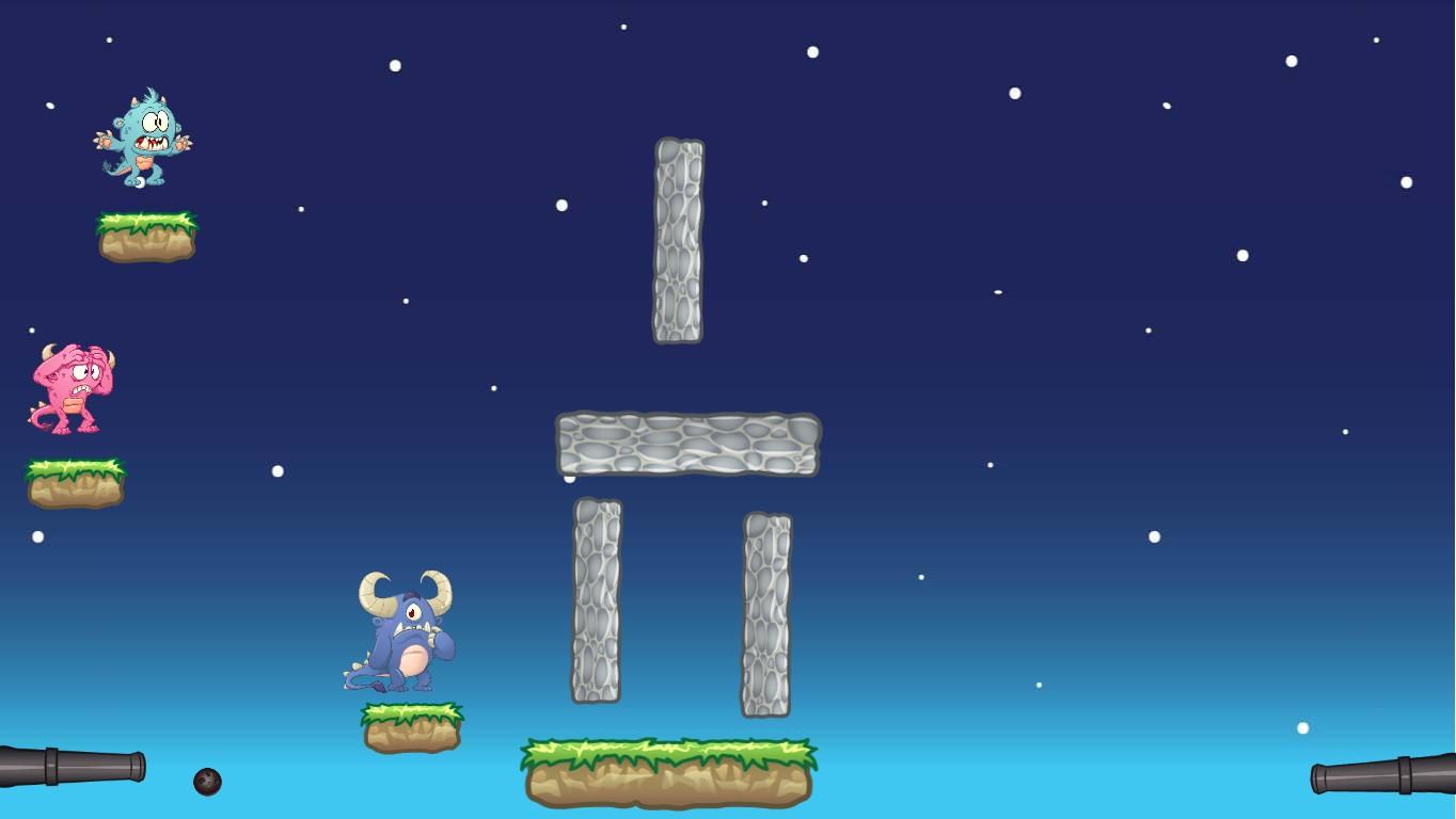 2 Player Cannon Game