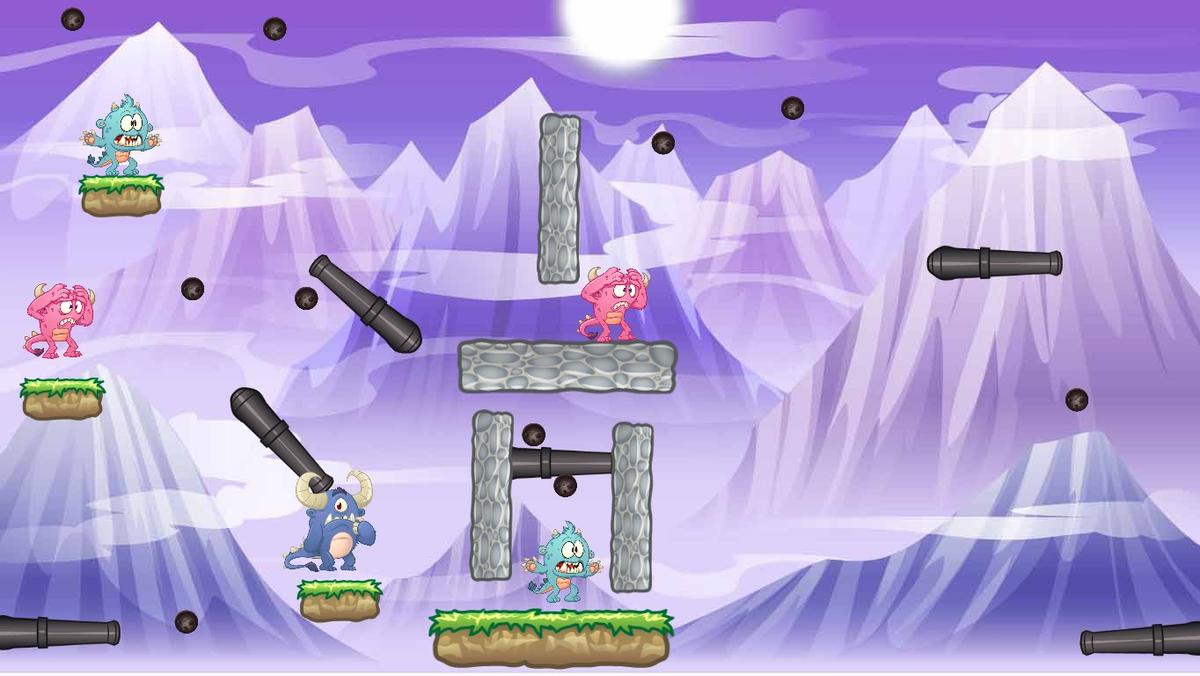 2 Player Cannon Game