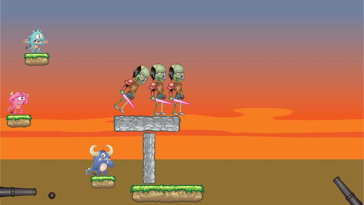 2 Player Cannon Game