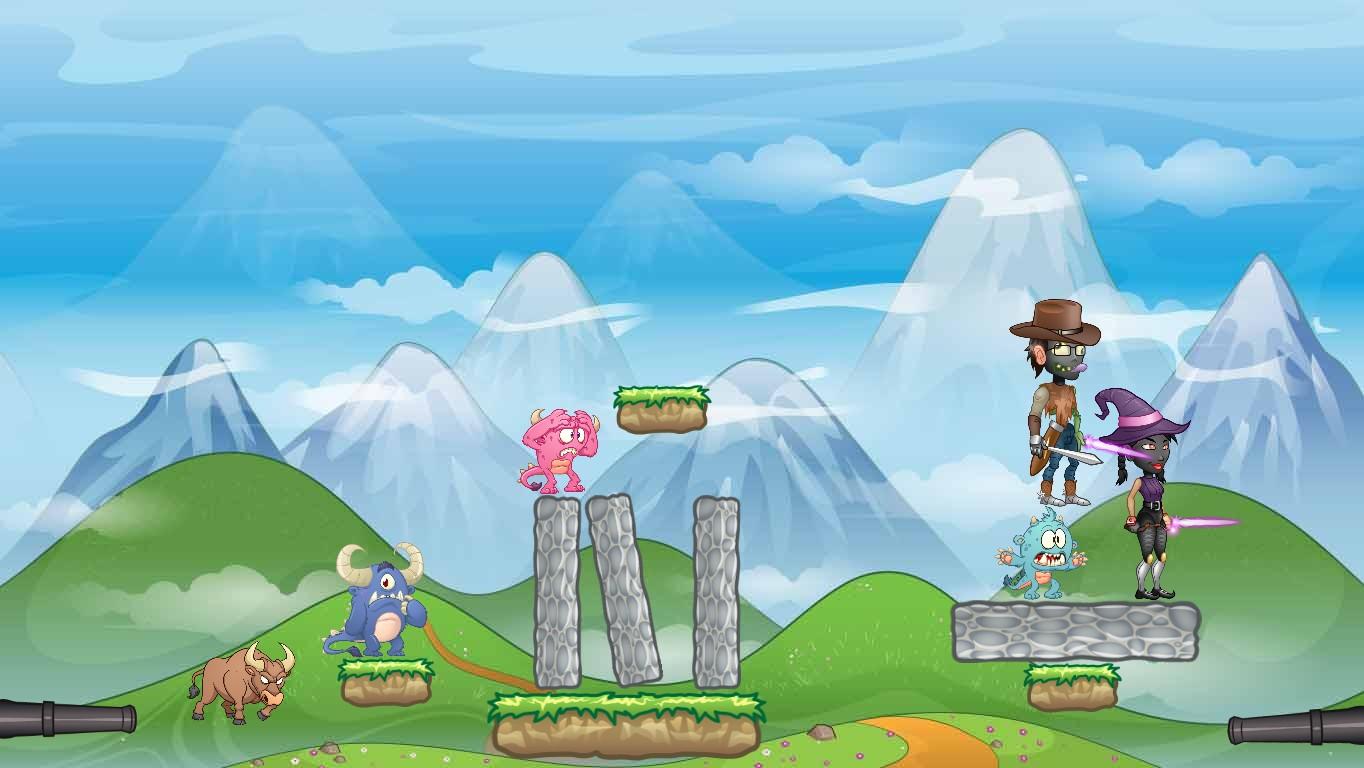 2 Player Cannon Game