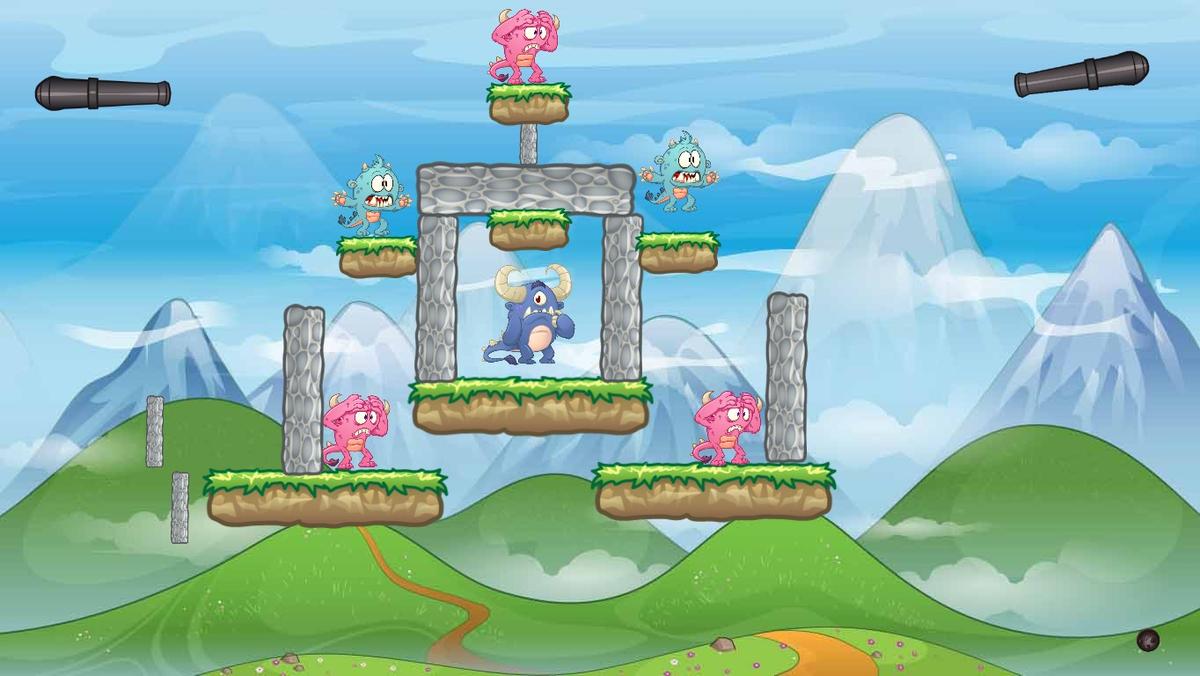 2 Player Cannon Game