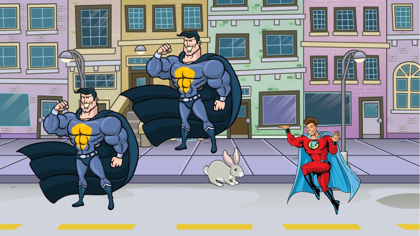 The Superhero and the Bunny
