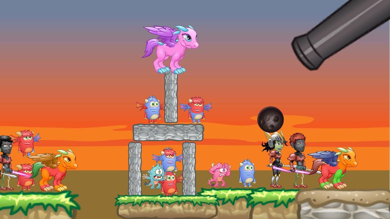 2 Player Cannon Game