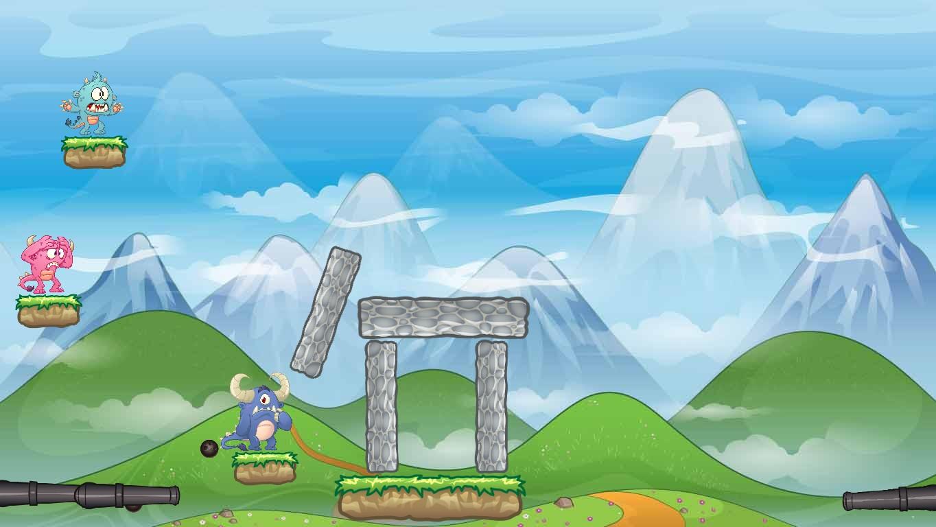 2 Player Cannon Game