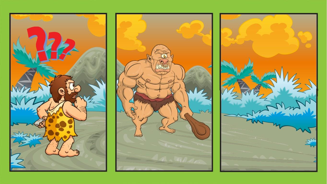 the scary cave man