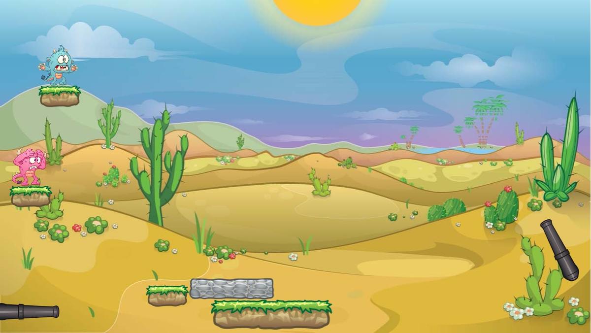 2 Player Cannon Game