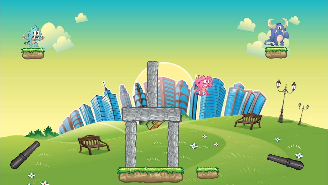 2 Player Cannon Game