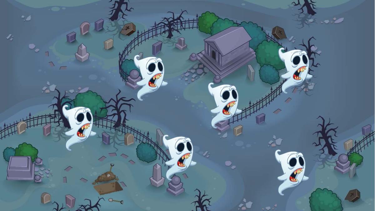 slap them ghosts