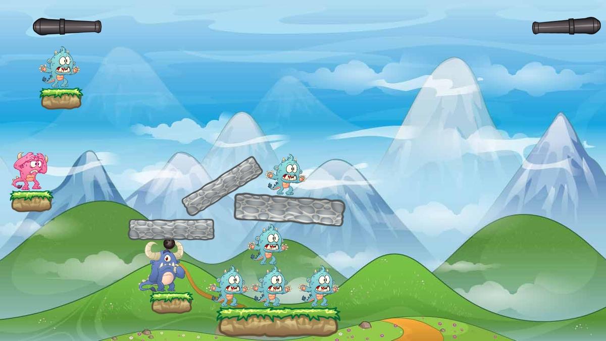 2 Player Cannon Game