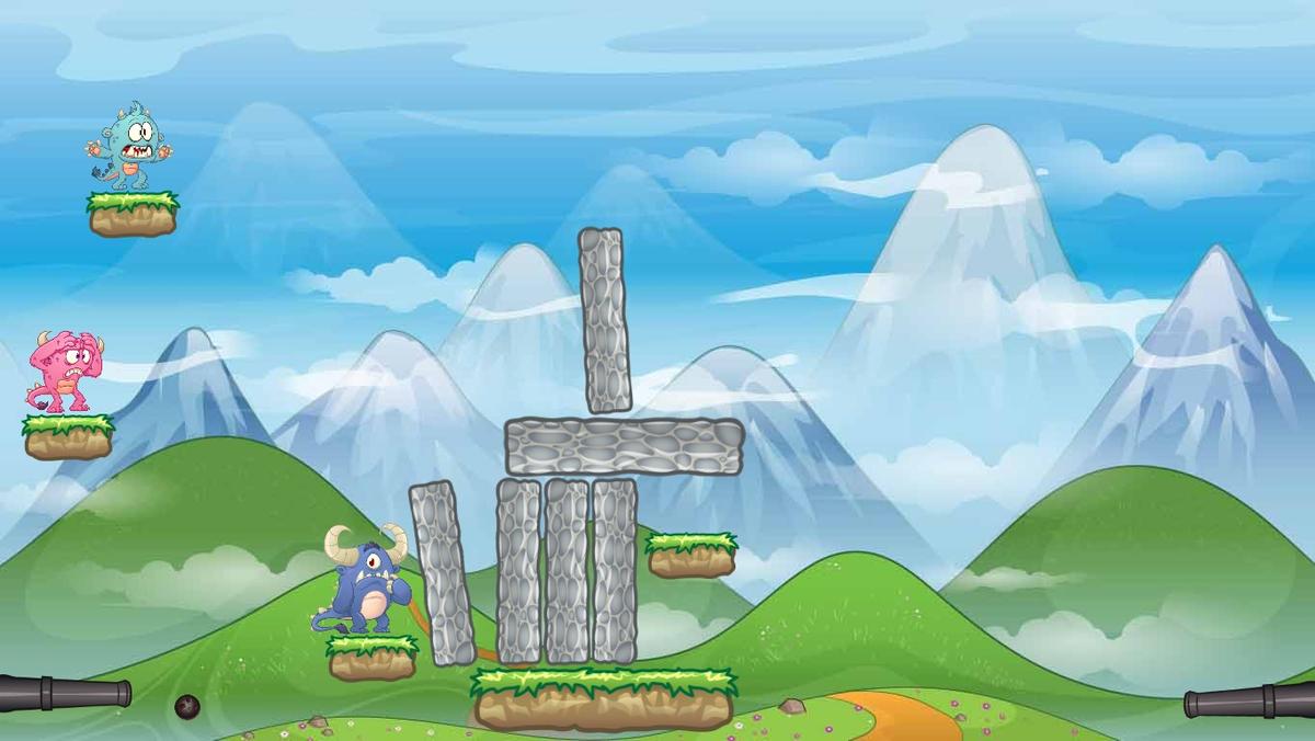 2 Player Cannon Game