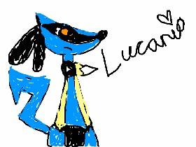 How to draw a Lucario
