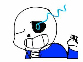 how to draw Sans