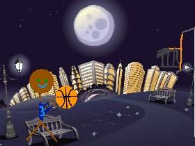 basket ball out side