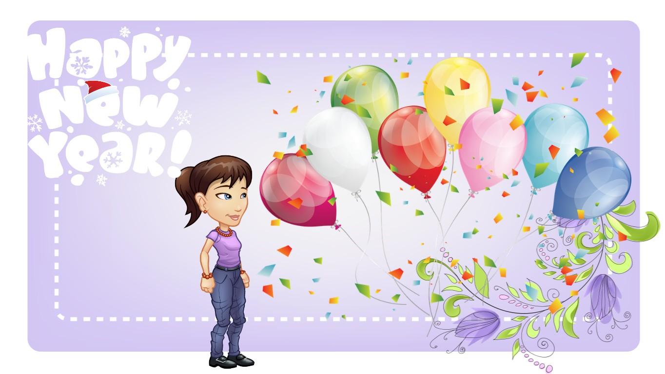 Have a new year card!
