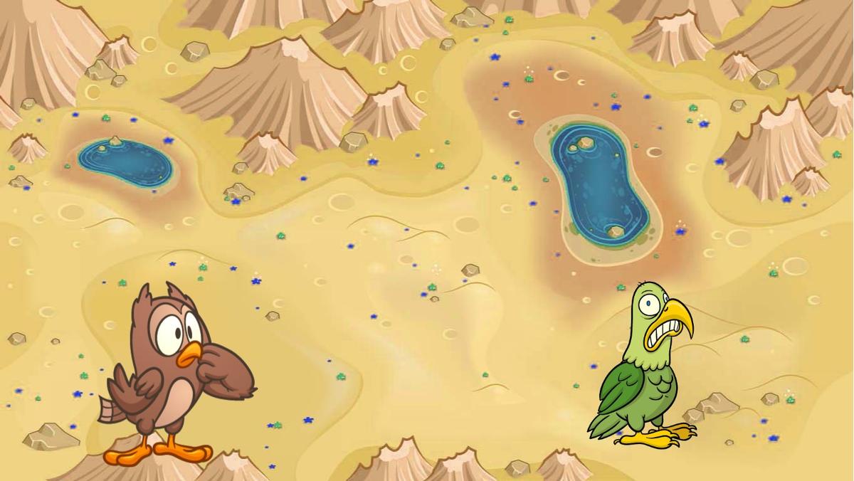 Joke with them birds