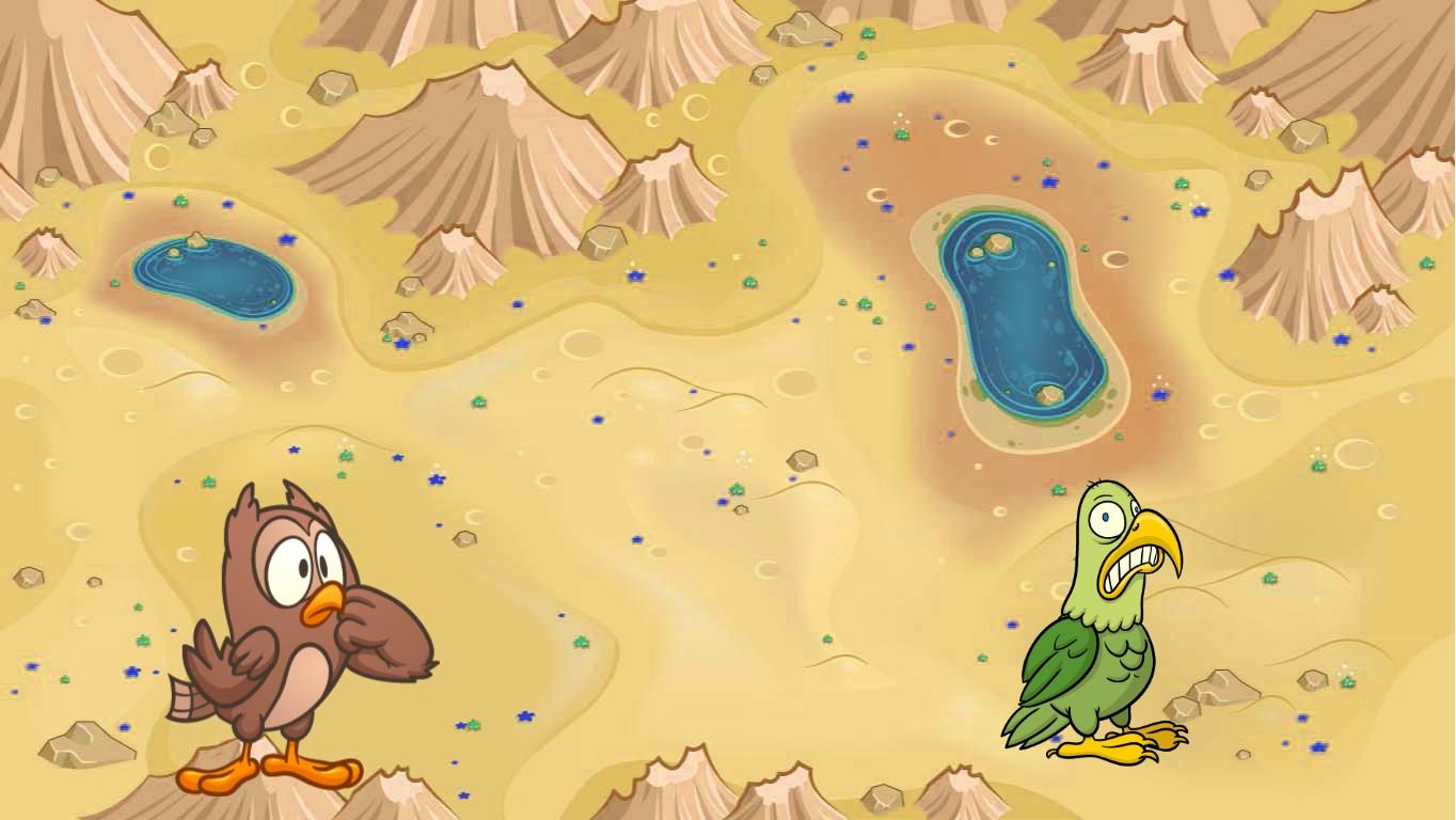 Joke with them birds