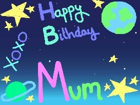 Mum's Bday card 1