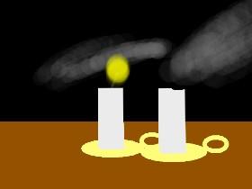 candel blow out! 1