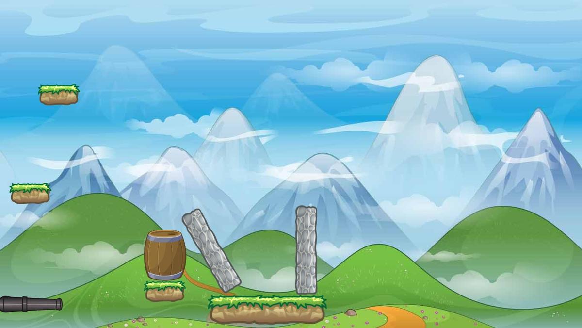 2-Player Cannon Game