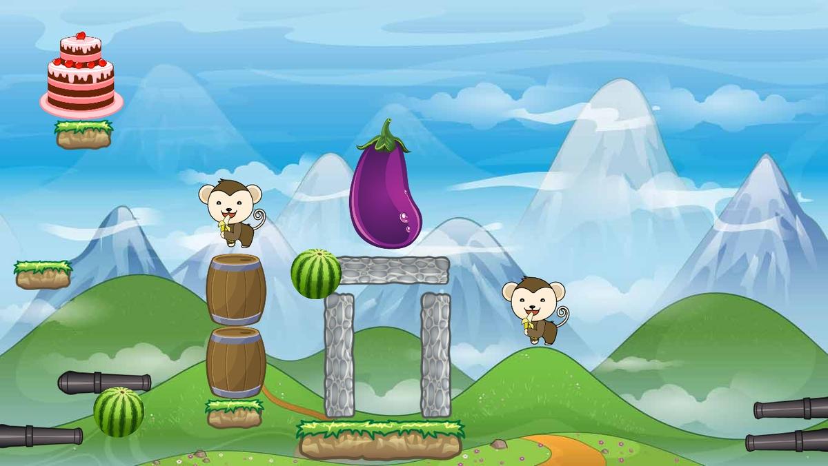 2-Player Cannon Game