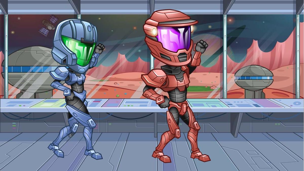 Robot dancing partners