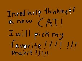 help i need an idea!