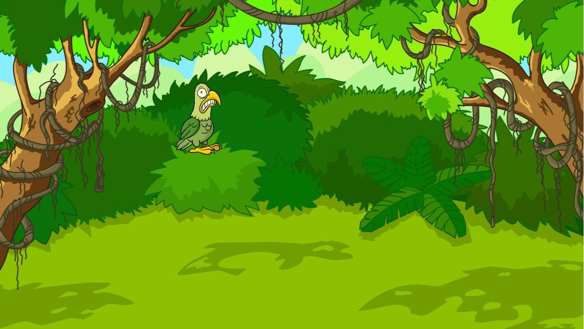 Tarzan 1 :Attack of the bird!