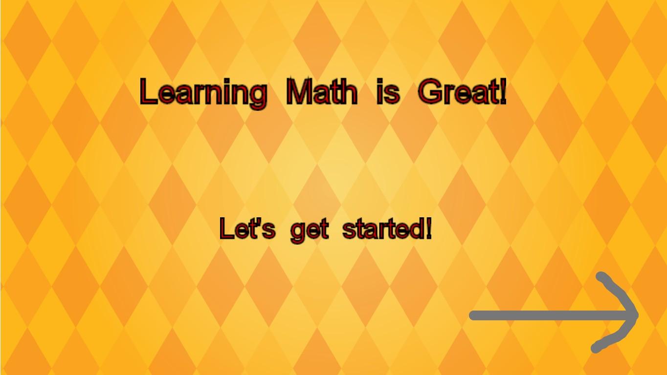 Learning Math is Great!