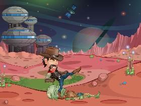Space Cowboy vs Zombie