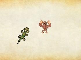 Ants vs Lizard