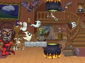 FLASH THE BAT SPOOKY SCENE