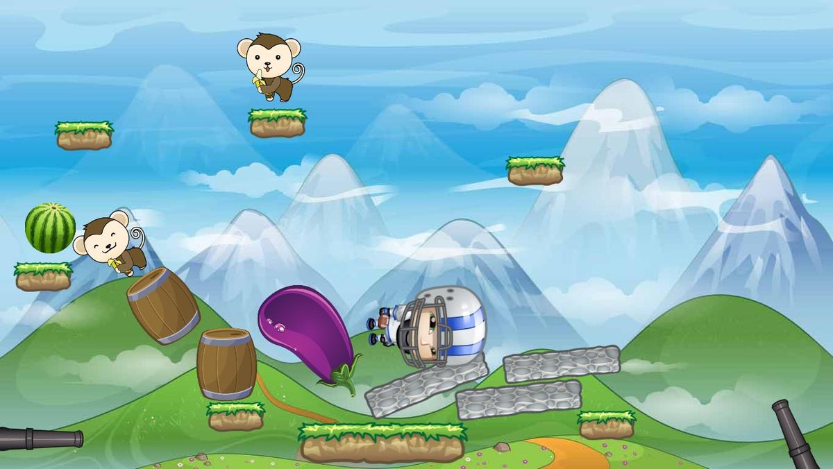 2-Player Cannon Game