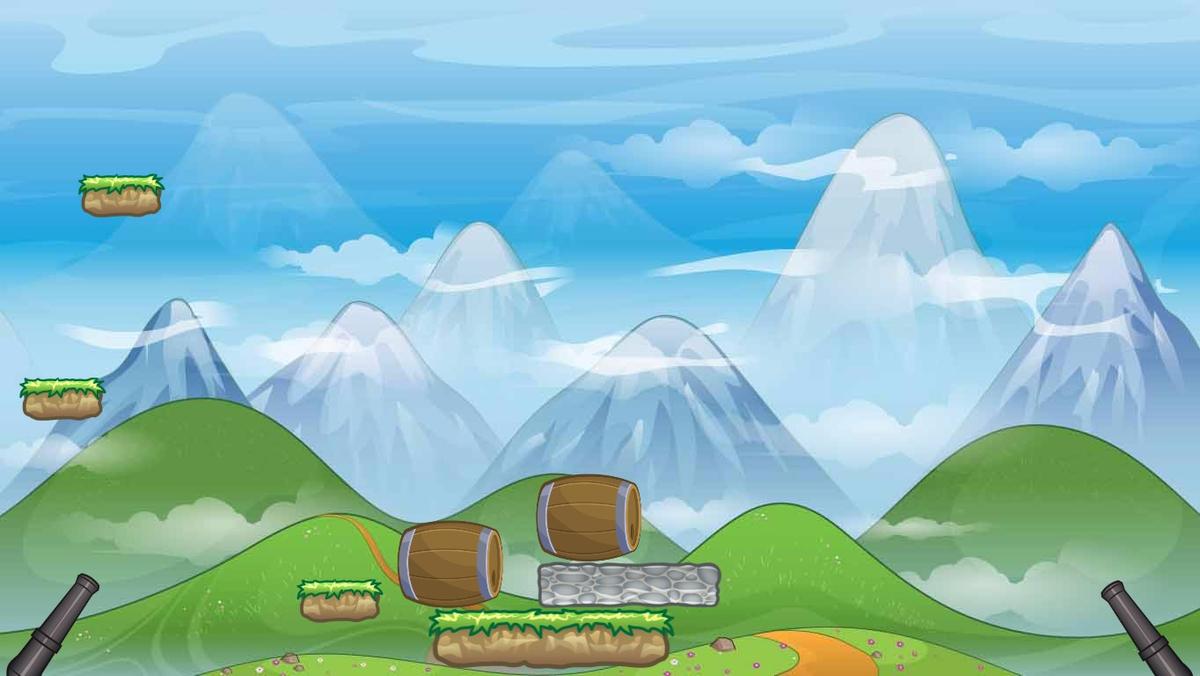 2-Player Cannon Game