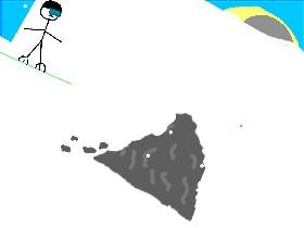 Stickman Snowboarder
