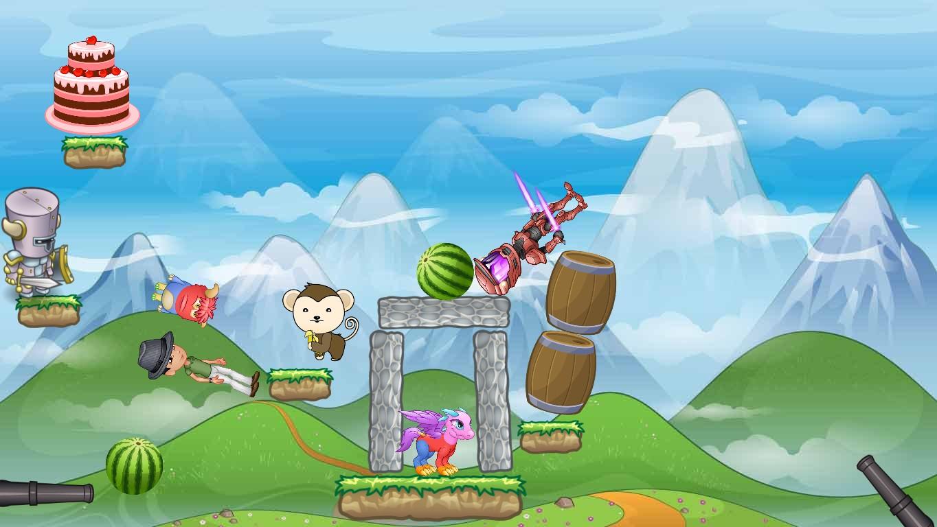 2-Player Cannon Game