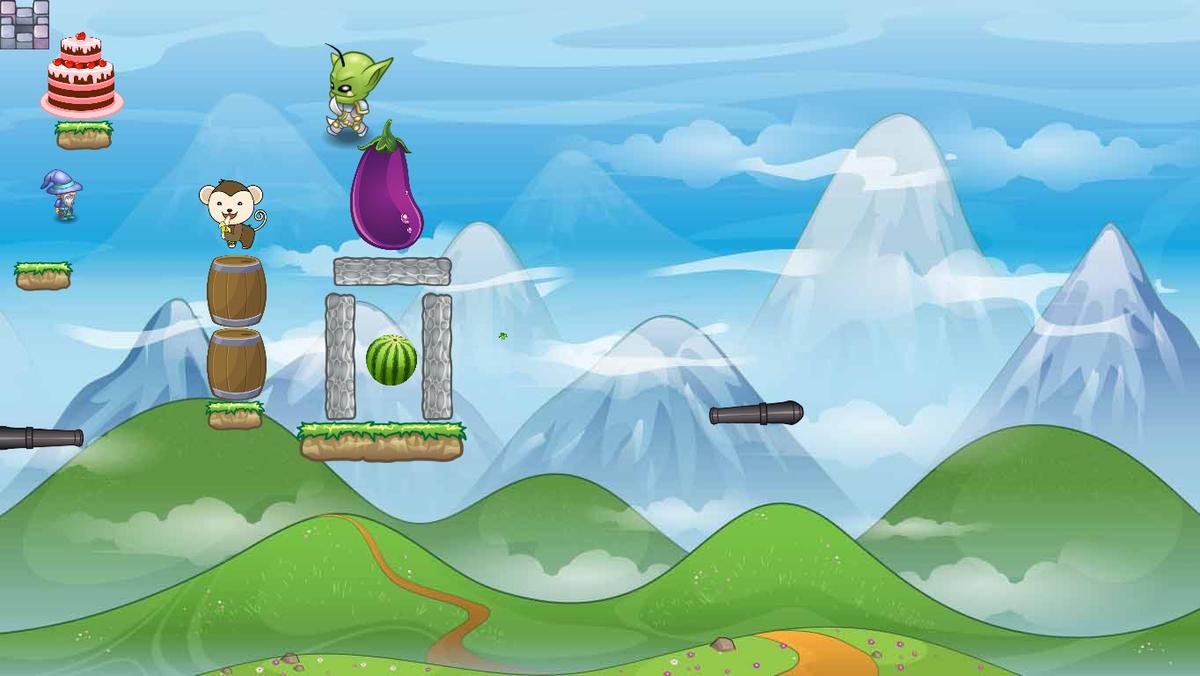 2-Player Cannon Game